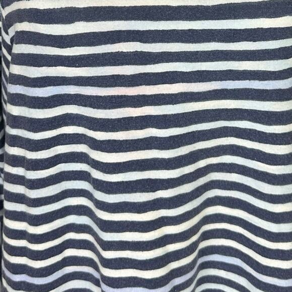 Lane Bryant Striped Tie Dye Knit Top Ruffle Sleeve Size 14/16 - Picture 6 of 7